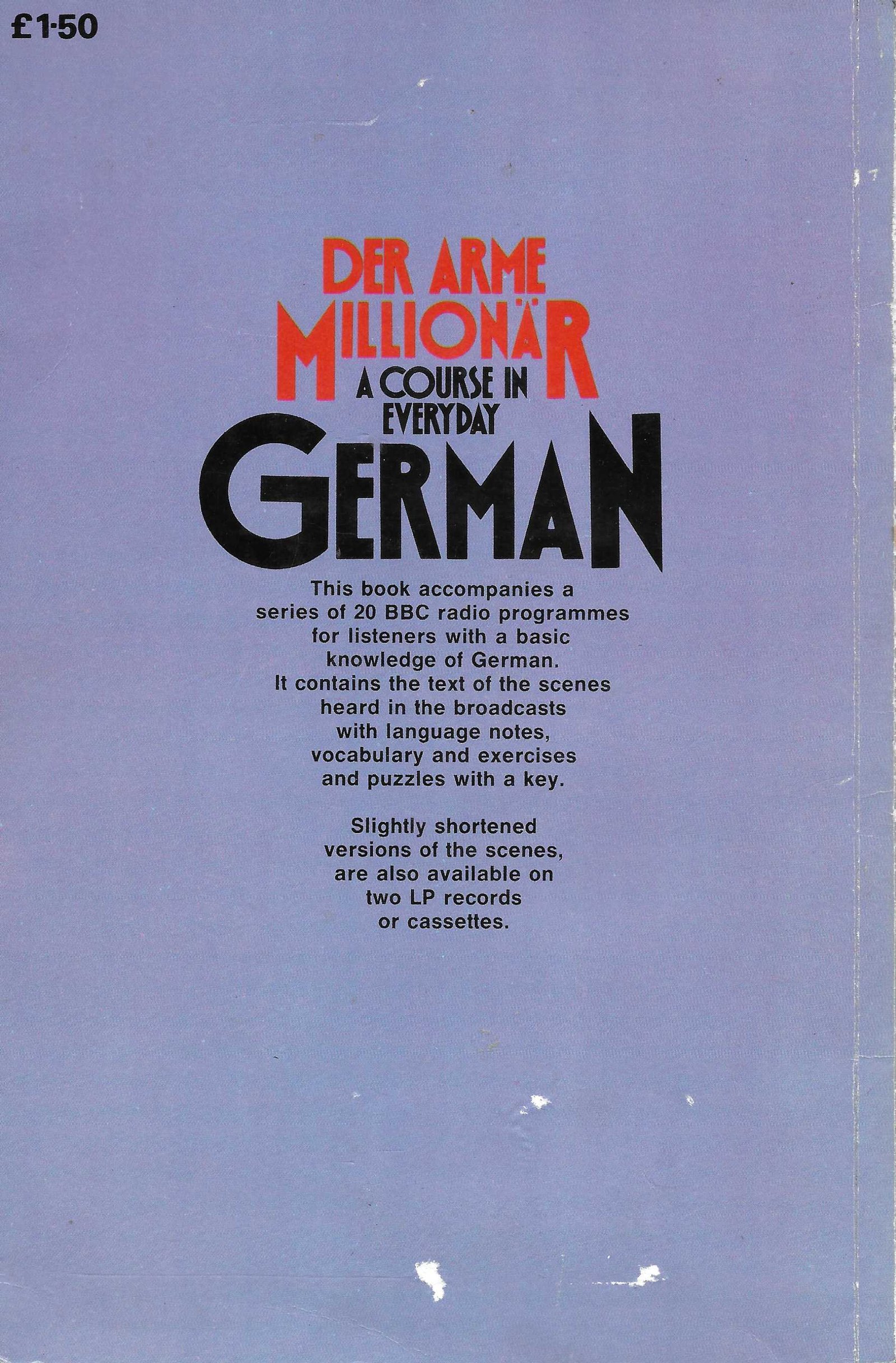 Back cover of SBN 563 07118 4